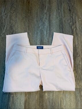 Old Navy Light Blush Harper Straight-Leg Dress Pants
